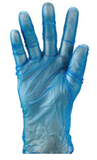 Vinyl Gloves Blue Disposable Powder Free,5.0g,Extra Large ( XL) 100 Gloves Box